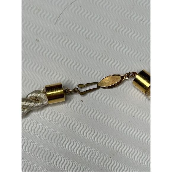 Fashion Real Shell Pendant Twisted Rope Necklace - Picture 2 of 7